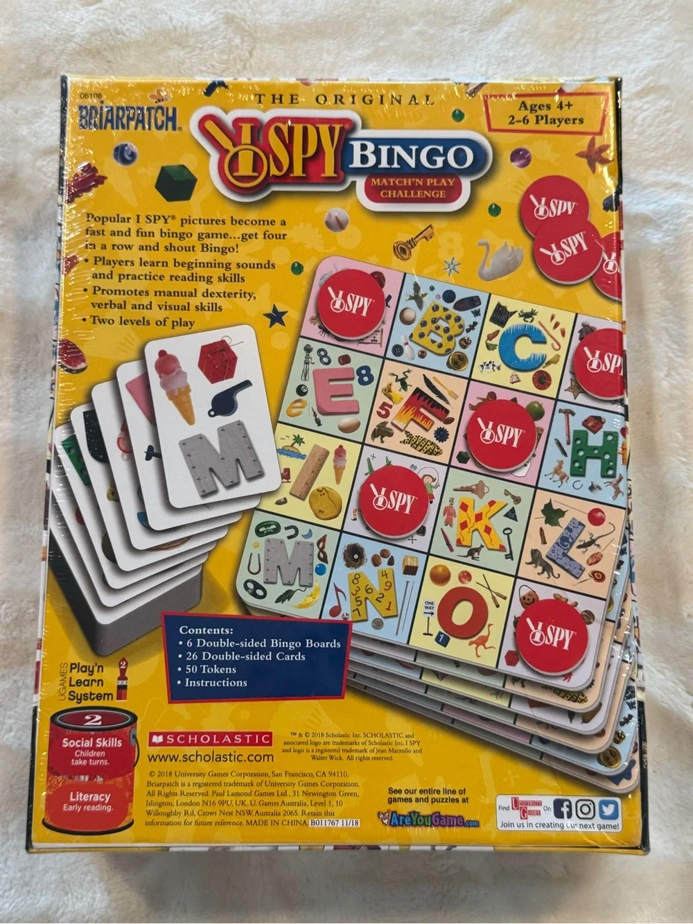 NEW I Spy Bingo Match’n Play Challenge game